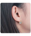 Silver Hoop Earring HO-2599